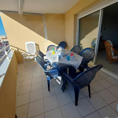 3 Pieces En Bord De Avec Terrasse Et Parking, 6 Personnes - Fr-1-423-293 Le Grau-dʼAgde