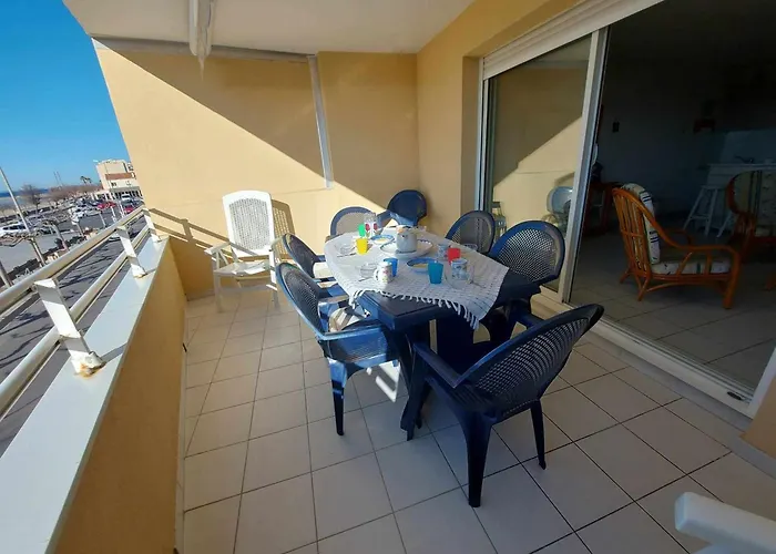 3 Pieces En Bord De Avec Terrasse Et Parking, 6 Personnes - Fr-1-423-293 Le Grau-dʼAgde