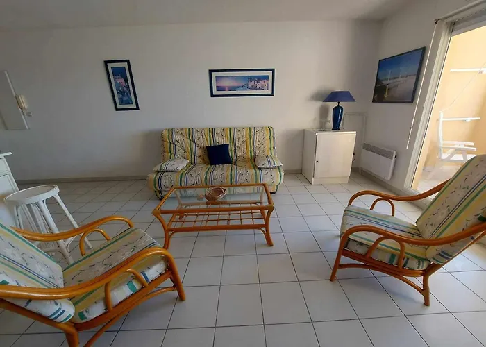 3 Pieces En Bord De Avec Terrasse Et Parking, 6 Personnes - Fr-1-423-293 Le Grau-dʼAgde